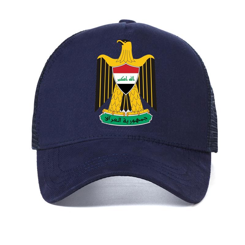 Coat of arms of Iraq Baseball Cap Fashion Men eagle Bundesadler caps summer Adjustable Mesh Trucker hat Patriot Hats