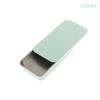1PCS Small Empty Metal Tin Silver Black Rectangular Flip Storage Box Case Organizer for Money Coin Candy Key Container Jar Cans