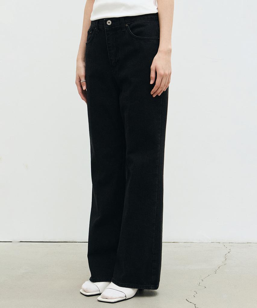 Nigaennikol Nick Nicole Semi Bootcut Pants_Black