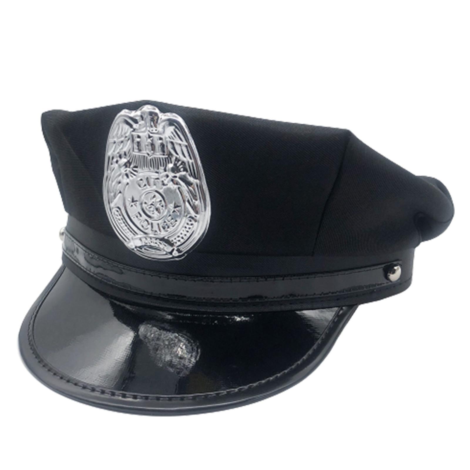 

Костюм кашкета поліцейського для жінок, чоловіків, підлітків для поліцейської вечірки, прикраси, костюм для косплею, перевдягання для рольових ігор 4