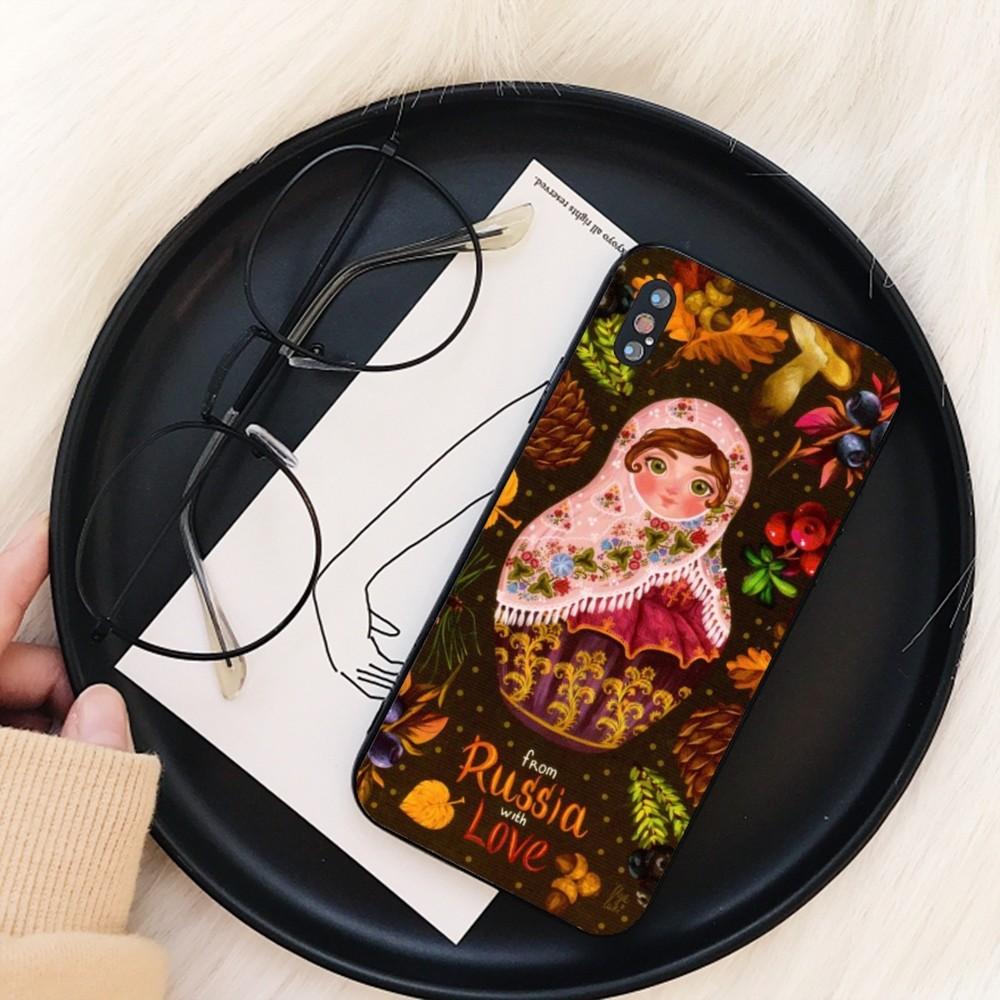 

Russian Dolls Matryoshka Phone Case For IPhone 14 11 12 13 Mini Pro XS Max Cover 6 7 8 Plus X XR SE 2020 Funda Shell iPhone 11