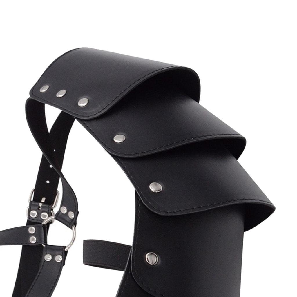 Gothic Steampunk Shoulder Armors Single Shoulder Armor Costume Accessories Medieval Shoulder Pauldron for Men Cosplay Knight