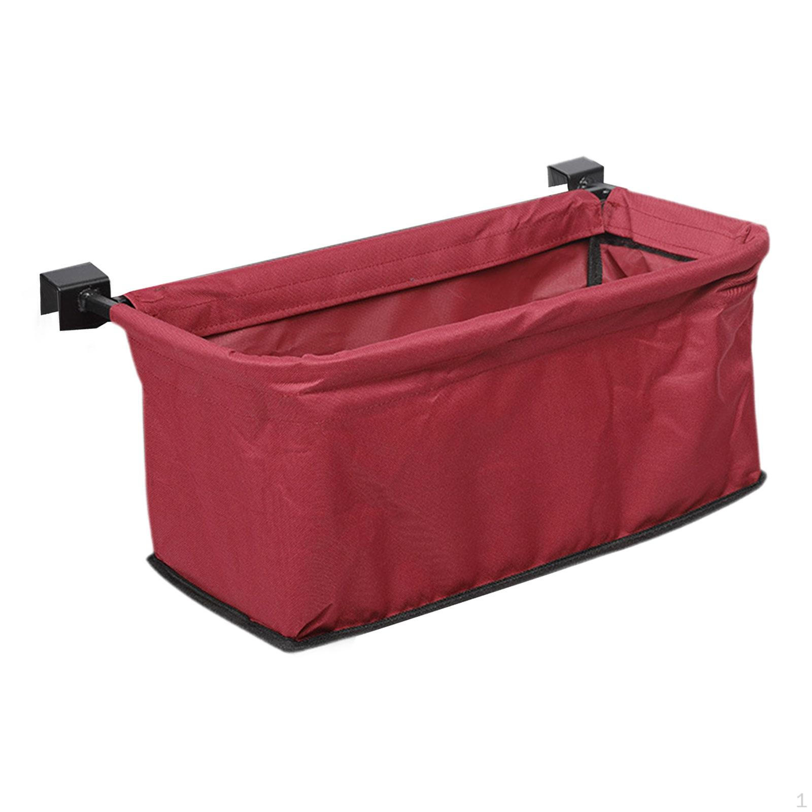Heavy Duty Folding Wagon for Outdoor Activities красный
