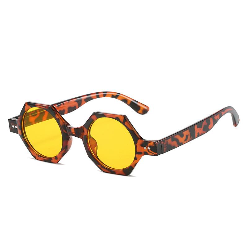 Autumn New Polygonal Sunglasses Personalized Geometric Glasses European And American Fashion Colorful Women'S Sunglasses