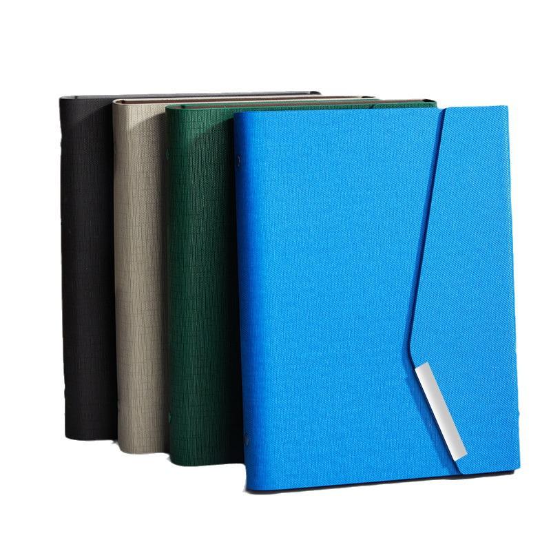 Embossed Logo A5 Trendy Simple Loose-Leaf Notebook