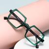 Square Computer Reading Glasses Frame Fashion Europe&America Anti-Blue Light Presbyopia Eyeglasses  0+1.0+1.5+2.0+2.5...+4.0