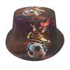 Spring And Summer Polyester Cartoon Print Bucket Hat Fisherman Hat Outdoor Travel Sun Cap For Men And Women 204