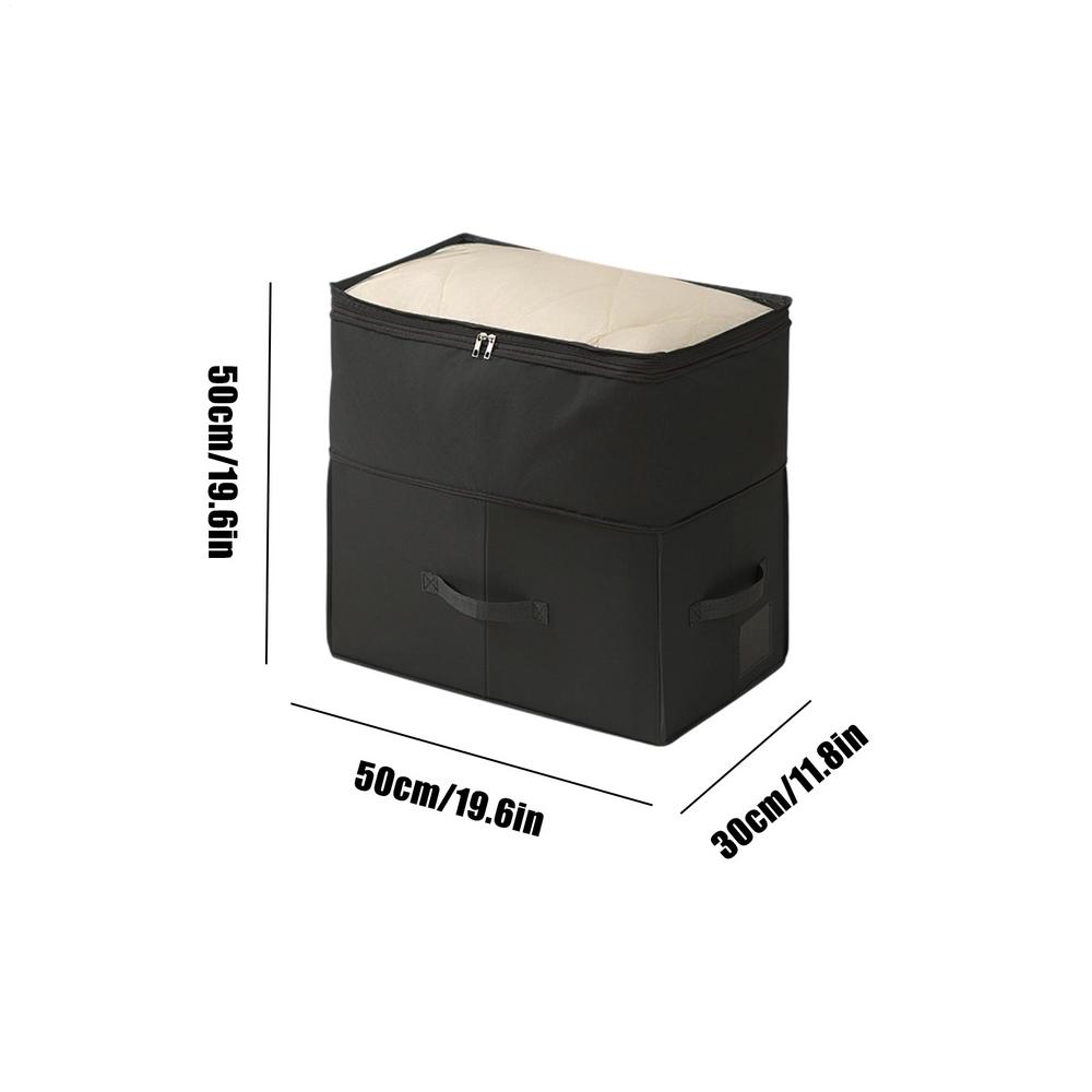 Aufbewahrungsbox unter dem Bett Faltbar Oxford-Stoff Decken Steppdecke Kleidung Behälter Selbstkomprimierend Kleiderorganizer unter dem Bett