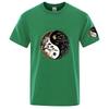 Tai Chi And Eight Trigrams Scenery 2025 New Unisexs Ordinary Thin Short Sleeve Round Neck Sport Fitness Breathable Tshirt