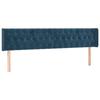 VidaXL 2x Headboards Bedroom Furniture Bed Accessories Single Bed Heads Interior Bed Frame Heads Dark Blue 346380