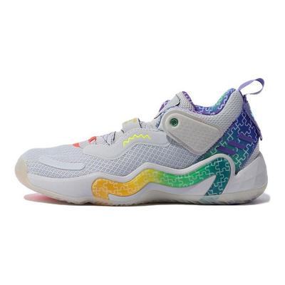 ENFILER. Numéro 3 GCA Autism Speaks Baskets Unisexe Gris Gris Clair Violet-Rush GW3645