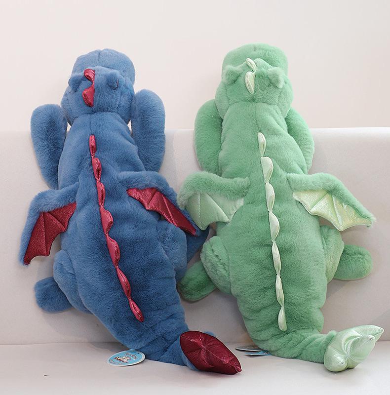 Large Plush Flying Dragon Dinosaur Pillow Doll - Soft & Huggable