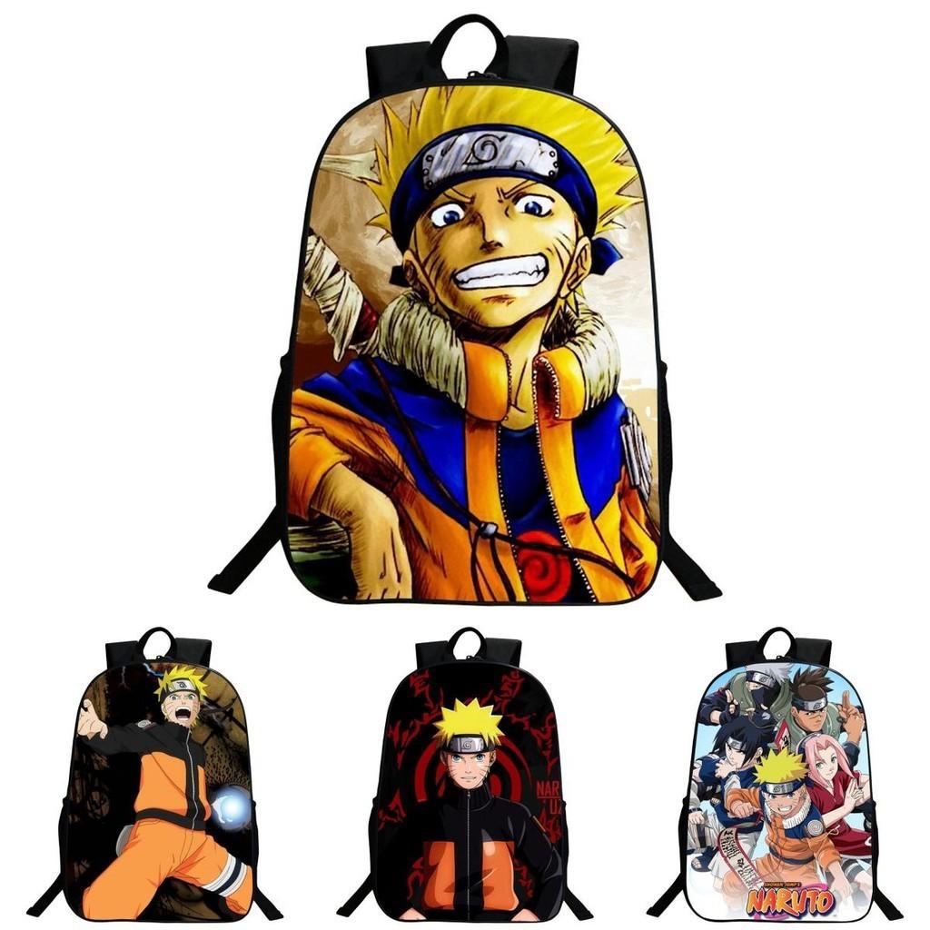 Stylish Anime Naruto Book Bag With Durable Design And Adjustable Shoulder Straps