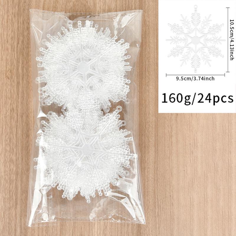 Creative Snowflake Ornaments for Indoor Mall Displays and Christmas Trees
