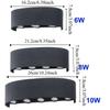 Warm/White/RGB Lights 6/8 LED Solar Light Up and Down Fence Solar Lamp  Decor