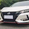 Nissan Sylphy 2014 & 2020 Modification Kit: Front Splitter, No-Drill Honeycomb Front Lip, Bumper, Rear Wing, and Small Body Kit.