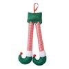Christmas Elf Santa Claus Legs Decoration Xmas Tree Party Pendant Accessories