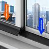 Home Window Water Blocking Bar Sliding Window Rain Weatherstrip Soft Rubber Water Rain Deflector Board Windproof Sealing Strip
