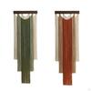 Suspension murale bohème Tissée à la main Fabriquée en bois et en polyester avec franges Décorée Design rétro Convient