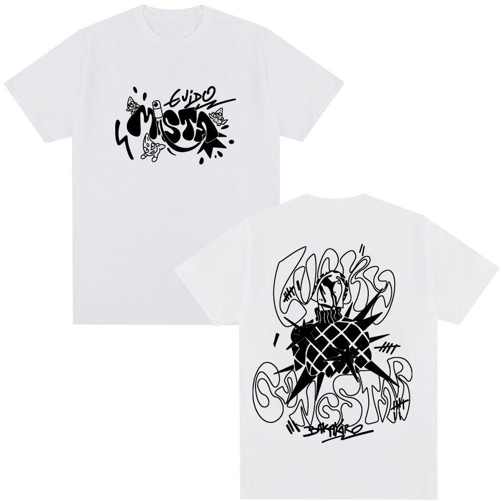 Anime Jojo Bizarre Adventure Guide Mixed Shirts 2026 Summer Unisex Women Cotton Oversized Y2K Tshirt Fashion Casual Unisexs Tshirt