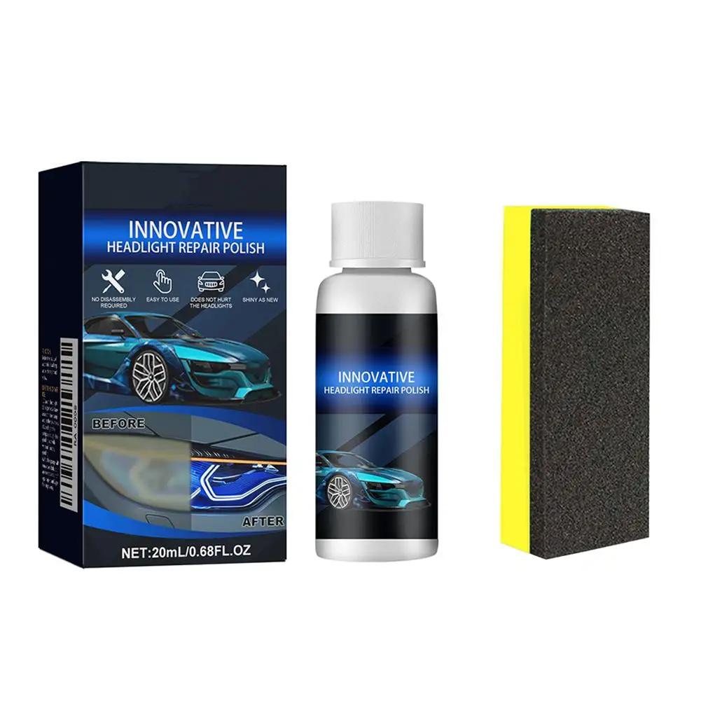 

Car Headlight Repair Coating Solution Repair Kit Oxidation Wash Liquid Polishing Car Anti-scratch Rearview Coating Headligh T3P7 чёрный