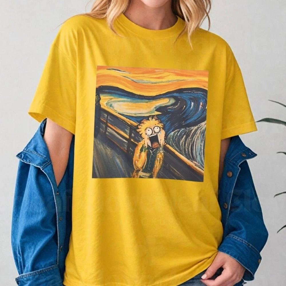 

Demon Slayer anime t shirt, Zenitsu Scream Parody, anime manga lot M