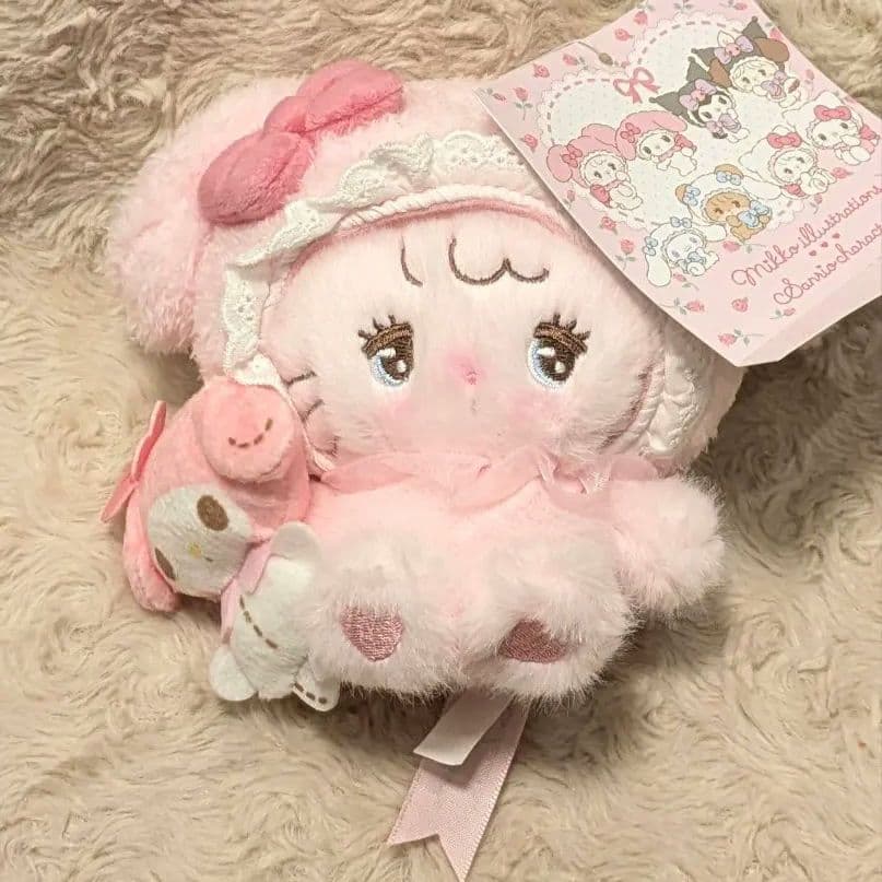 Sanrio Mikko Mascot Holder Plush My Melody Melo