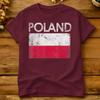 Vintage Poland Polish Flag Pride Gift Cotton T Shirt For Unisexs Summer Poland Polska Polish Tshirts Harajuku Tee Shirt Clothing