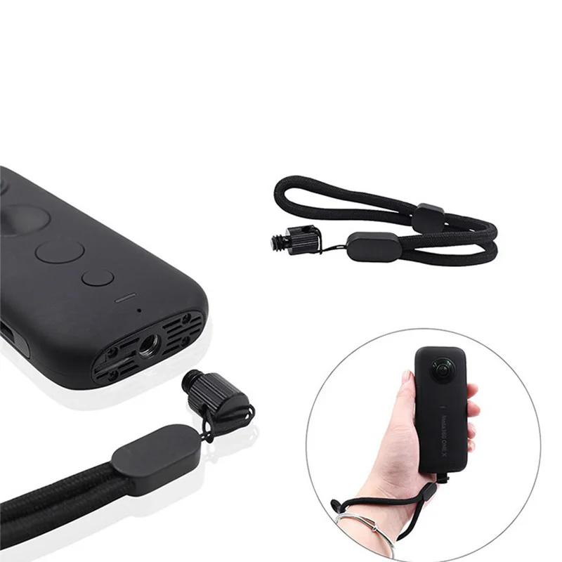 Anti-lost Rope Strap for Insta360 X5 X4 Silicone Lens Protector Case for Insta 360 X5 X4 Action Camera Anti-scratch Cover Cap