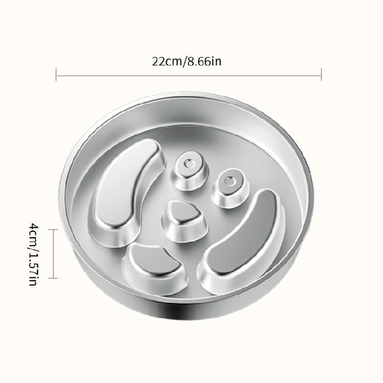 Slow Feeder Dog Bowl Fun Bloat Stop Pet Bowl for Fast Eater,Slows Down Pet Eating Stainless Steels Dog Food Bowls