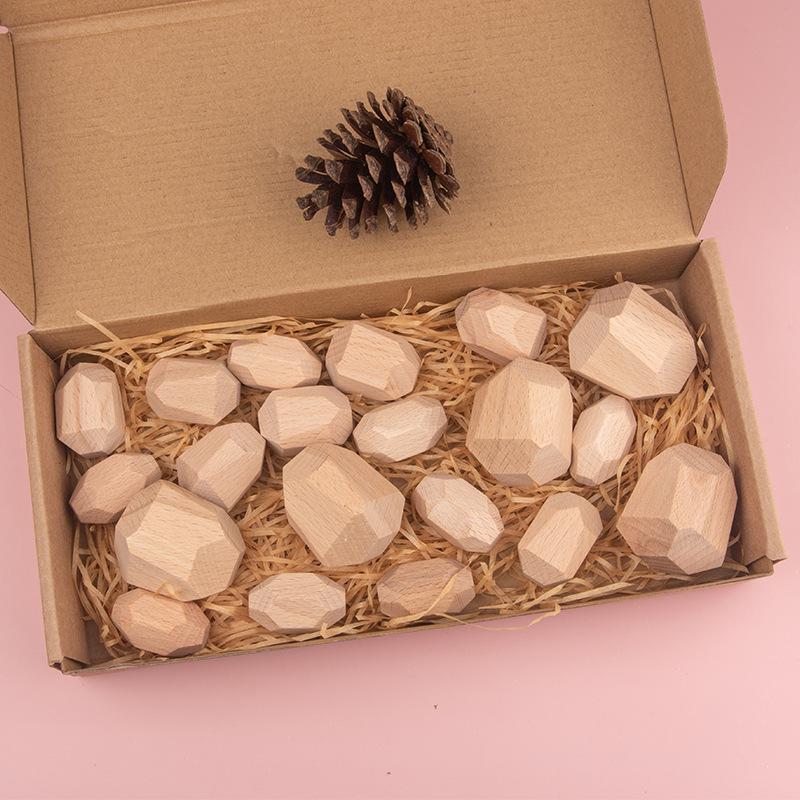 Colorful Stacking Stones Building Blocks for Children's Hand-Eye Coordination - Educational Toy for Boys & Girls Ages 3-6