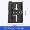 25MM 35MM 45MM Metal DIN Rail Fixed Clamp Clip Relay Mounting Buckle Simple Fixing Rack With Mounting Holes