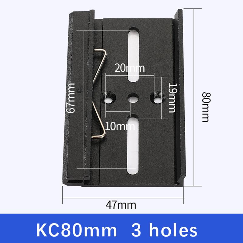 25MM 35MM 45MM Metal DIN Rail Fixed Clamp Clip Relay Mounting Buckle Simple Fixing Rack With Mounting Holes