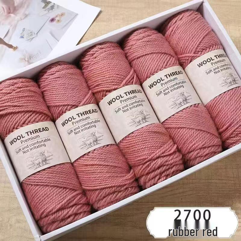 Soft Alpaca Wool Chunky Yarn for Hand Knitting Sweaters, Scarves, and Hats