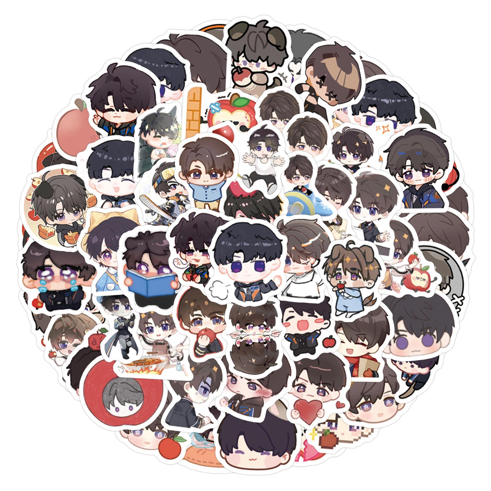 

105 Летний день QQ Люди Граффити Наклейки Украсить Холодильник Бутылку для воды Скейтборд Водонепроницаемые DIY Наклейки