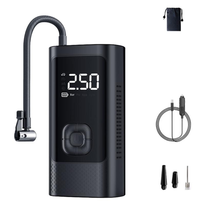 Portable Vehicle Air Compressor Cordless Tire Inflator High Efficiency Multiple Use for Travel and Outdoor Activity