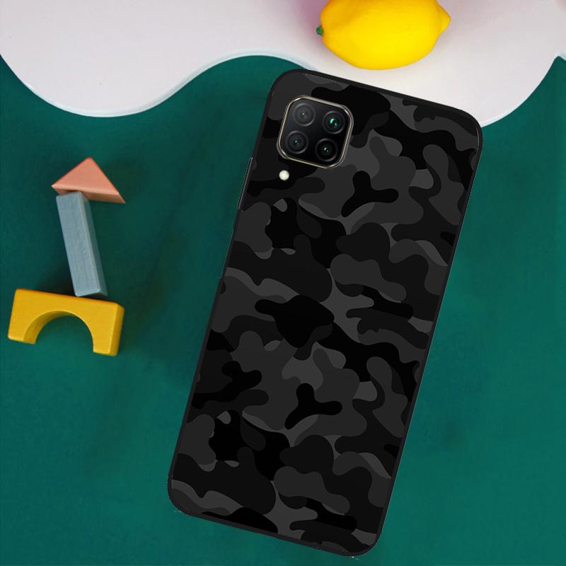Green Camouflage For Huawei Nova Y73 Y72 Y70 Y90 Y60 Y61 Y91 12s 12i 11i 8i 9 10 SE P40 Lite P30 P60 Pro Case
