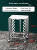 Stainless Steel Baking Tray Trolley: Multi-Tier Rack for Bread, Cake, and Oven Sheets.