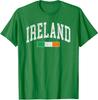 Vintage Ierse Vlag Iers Retro Throwback Unisex T-shirt