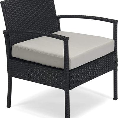Windproof Water-Resistant Patio Cushion Covers - 10 Sizes, Replacement Slipcovers for Patio Chair Seats