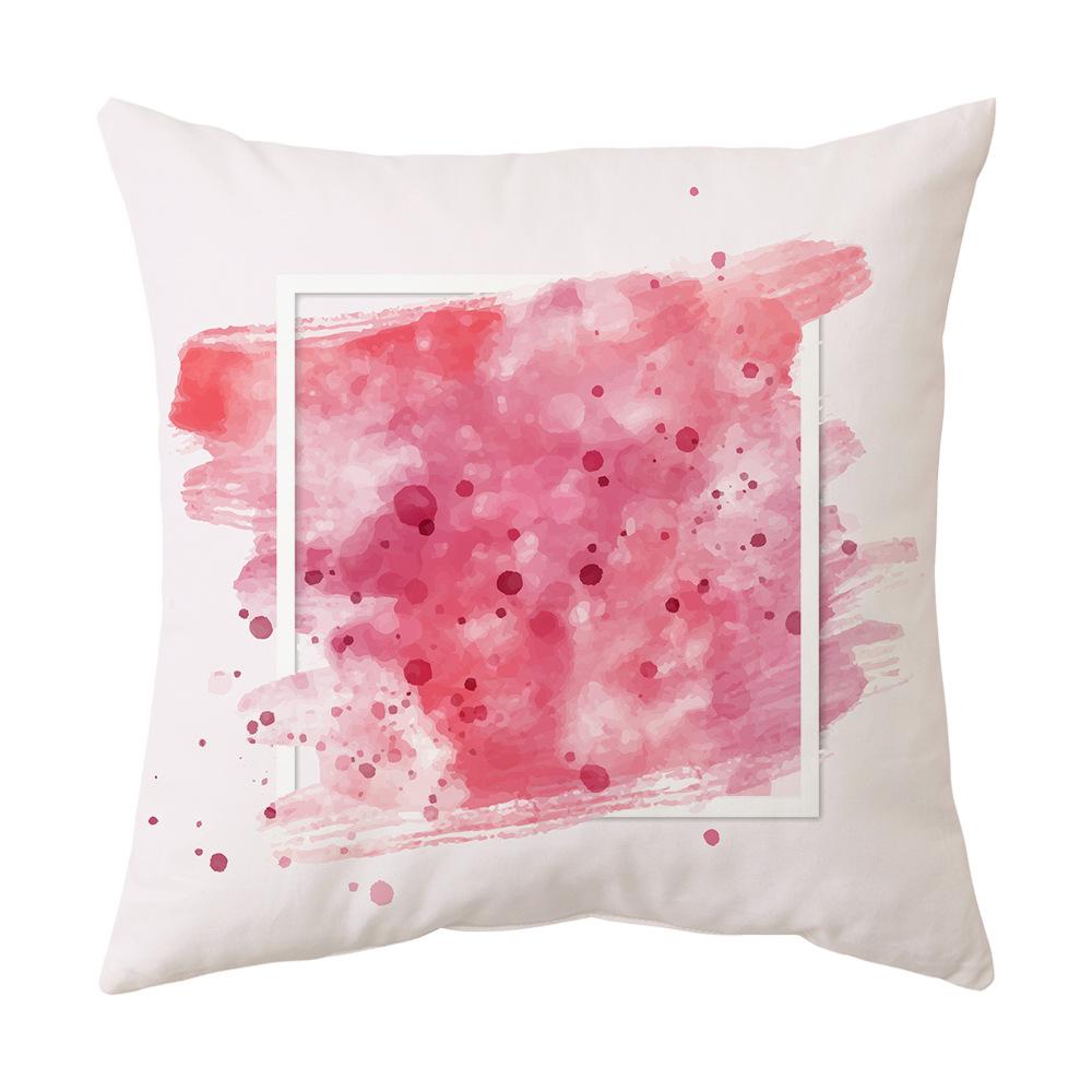 New Pink Pillow Feather Pillow Cover Home Sofa Bed Head Pillow Cover Cushion Cushion Cover