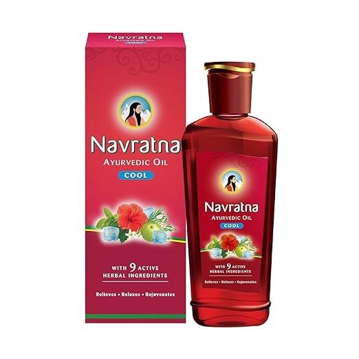 Emami Navratna Cool Hair Massage Oil All Hair Types For Unisex 90ml S255