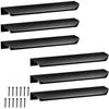 Modern Edge Furniture Handle Aluminum Matte Black 212 Mm 4 Pieces