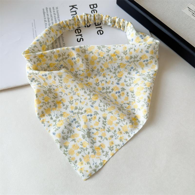 Assorted Floral Print Bandana Headband Elastic Back Hair Scarf Bohemian Style Headwrap Colorful Summer Hair Decor For Women