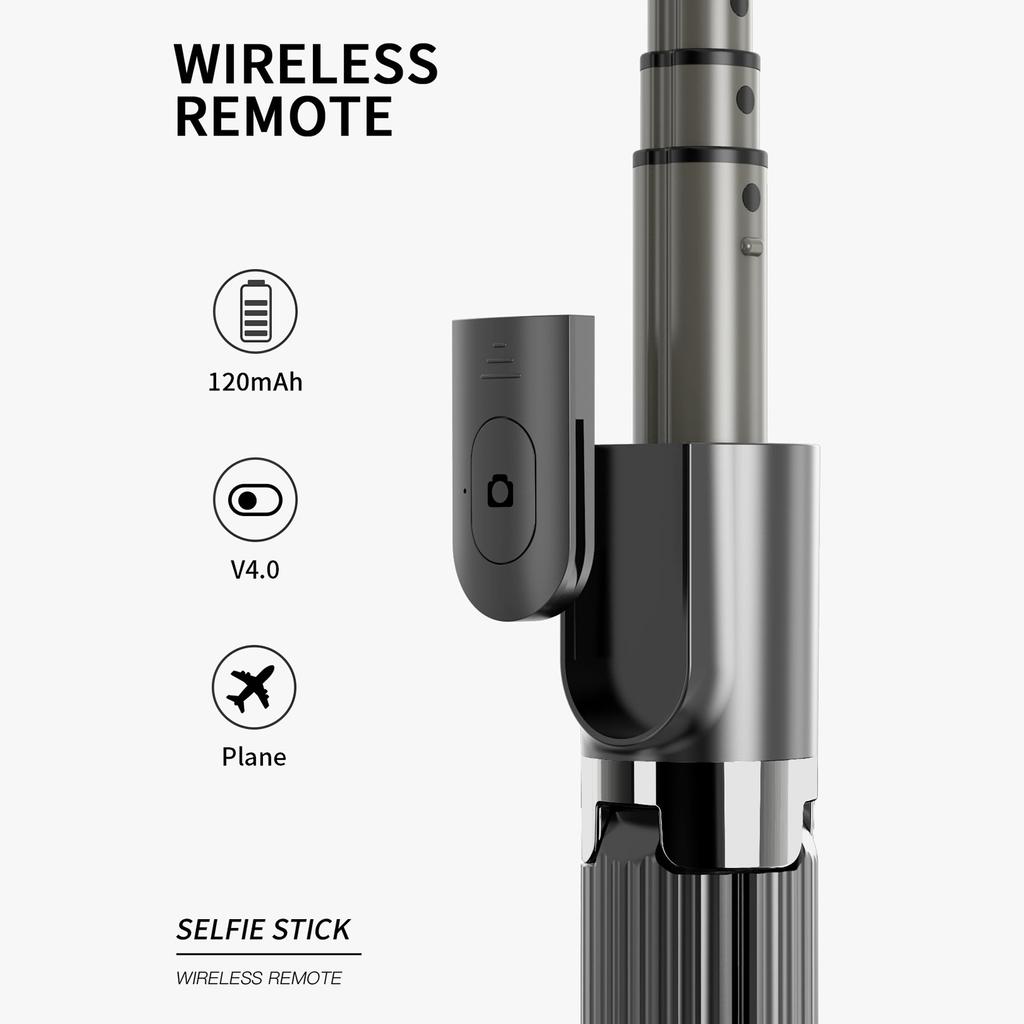 Stabilizator de cardan pentru trepied de birou 33,9 inch 3-în-1 cu tijă telescopică în 5 secțiuni Smart