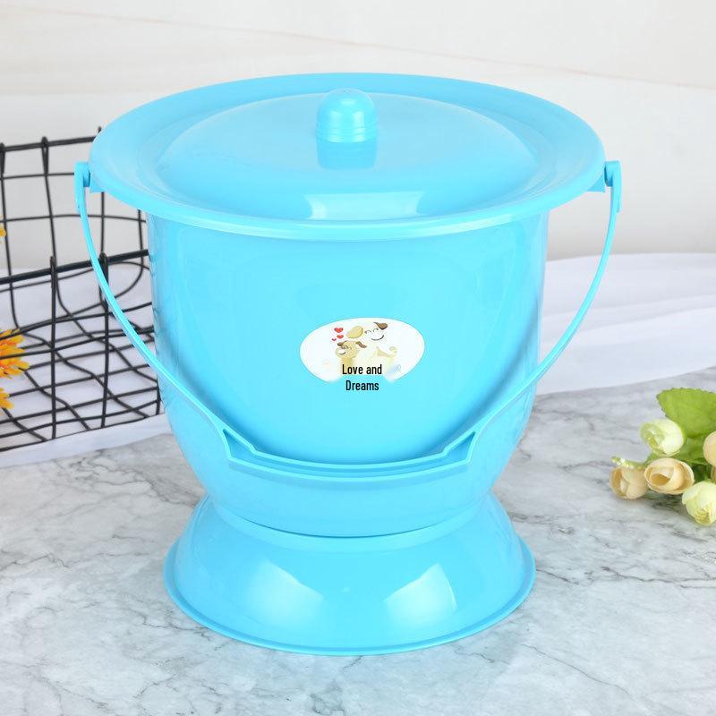 Women's Indoor Urinal with Lid for Night Use - Suitable for Rural, Elderly, and Children