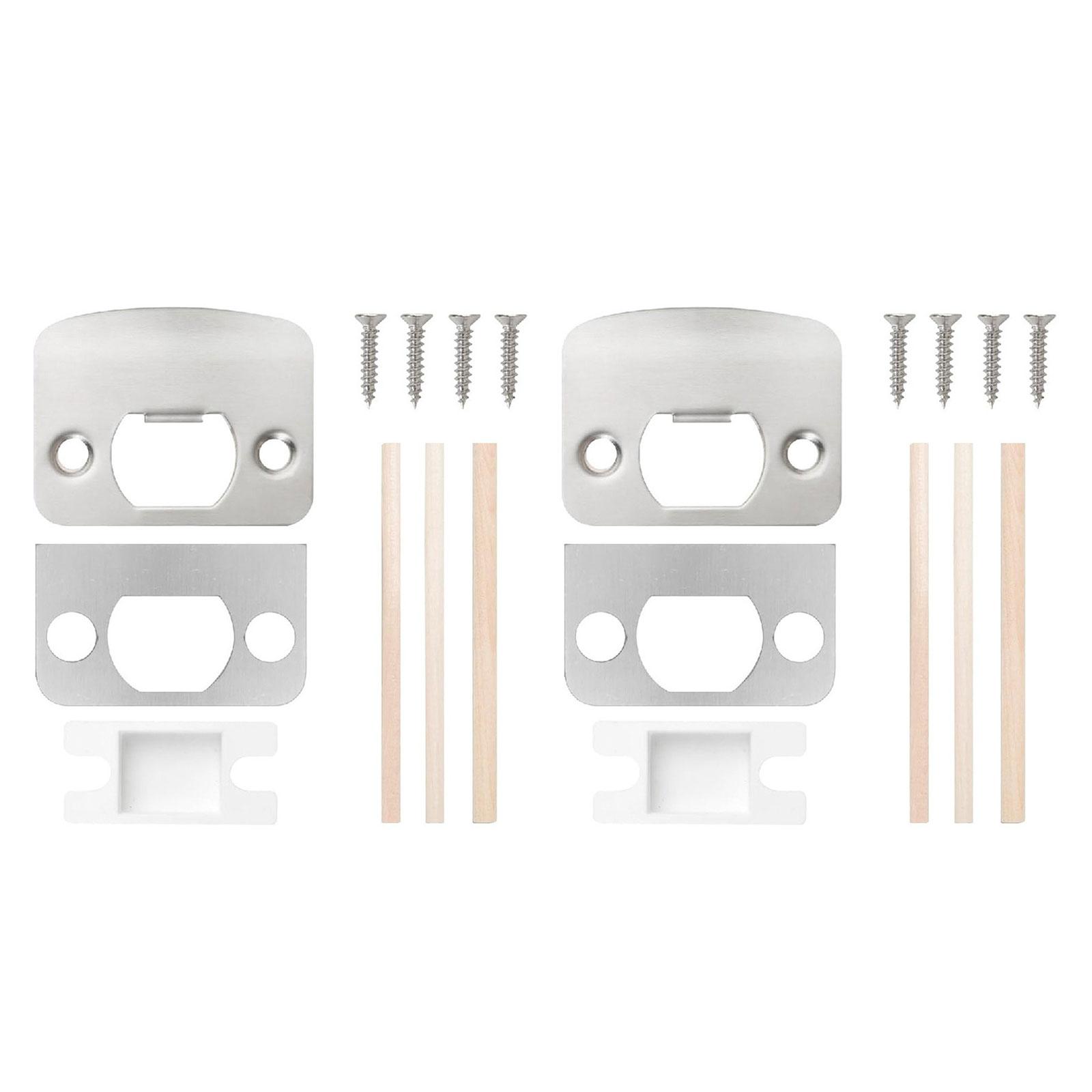 

Industrial Security Striker Plates set Heavy Duty Door Lock Reinforcement set Door Lock Strike Plate Set for Protections