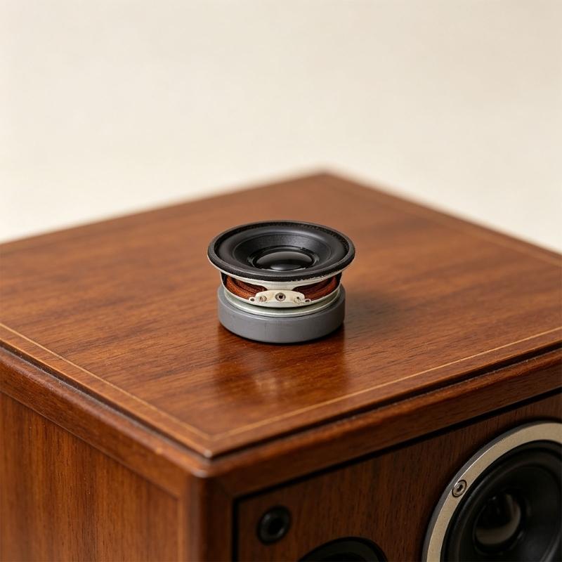 Magnetic Loudspeaker 5W 4Ohm 2.25Inch Round Shape Replacement PU Frame Loudspeaker Full Frequency Magnetic Loudspeaker