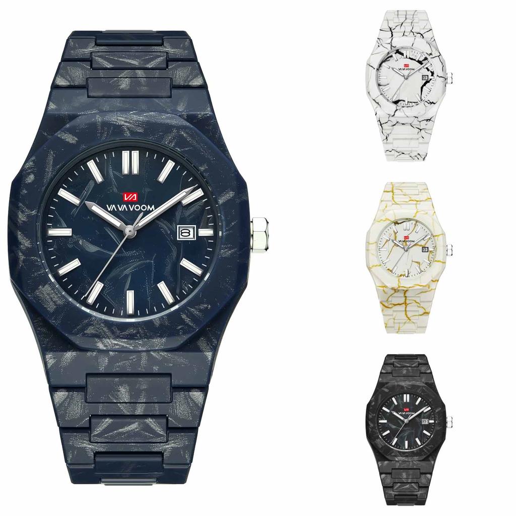 Men's Luminous Running Alarm Clock Watch