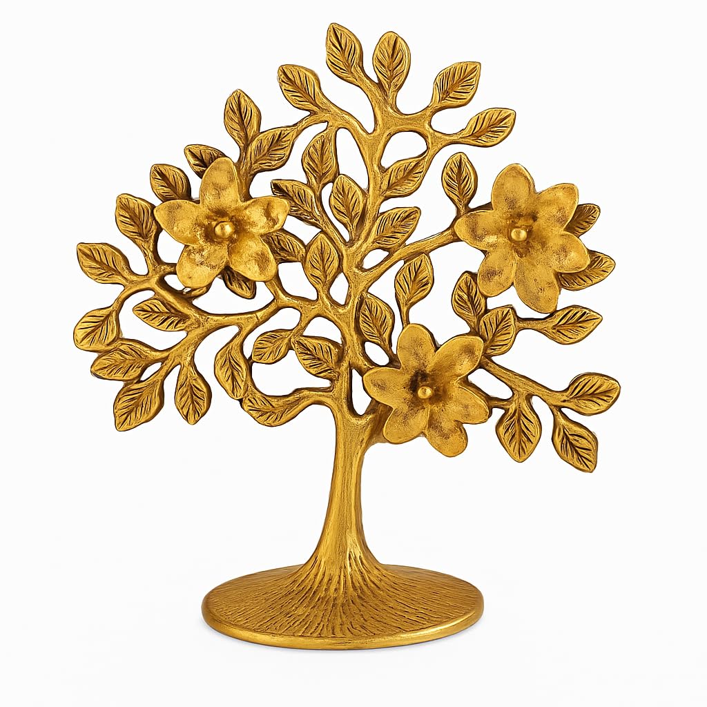 

Pure Brass Kalpavriksha Tree- Antique Tree Of Life, Vastu & Feng Shui Good Luck